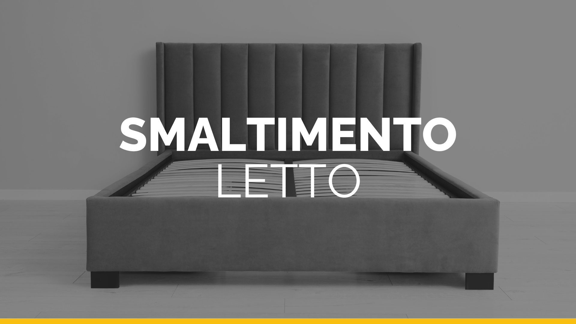 Smaltimento letto Veradea Materasso